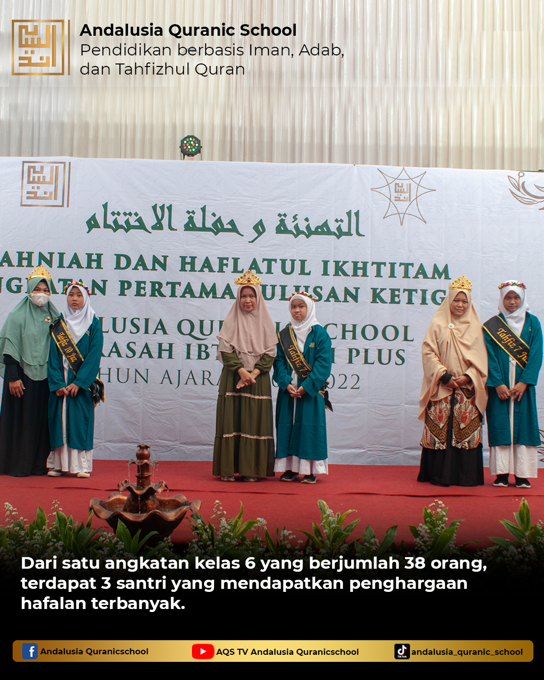 LULUSAN DENGAN HAFALAN TERBANYAK.